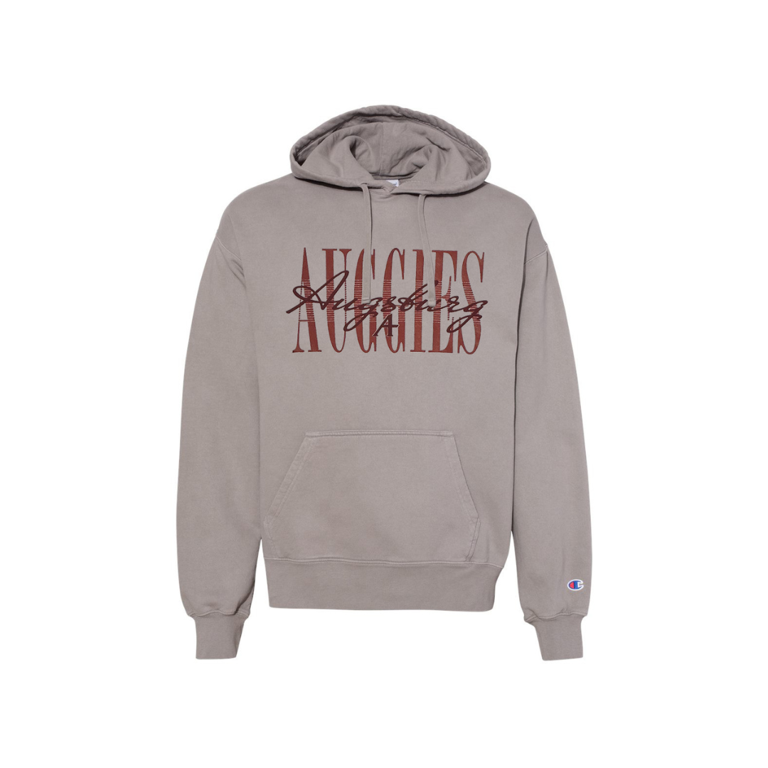 Augsburg Hoodie with Maroon Auggies Cursive Augsburg A | Augsburg ...