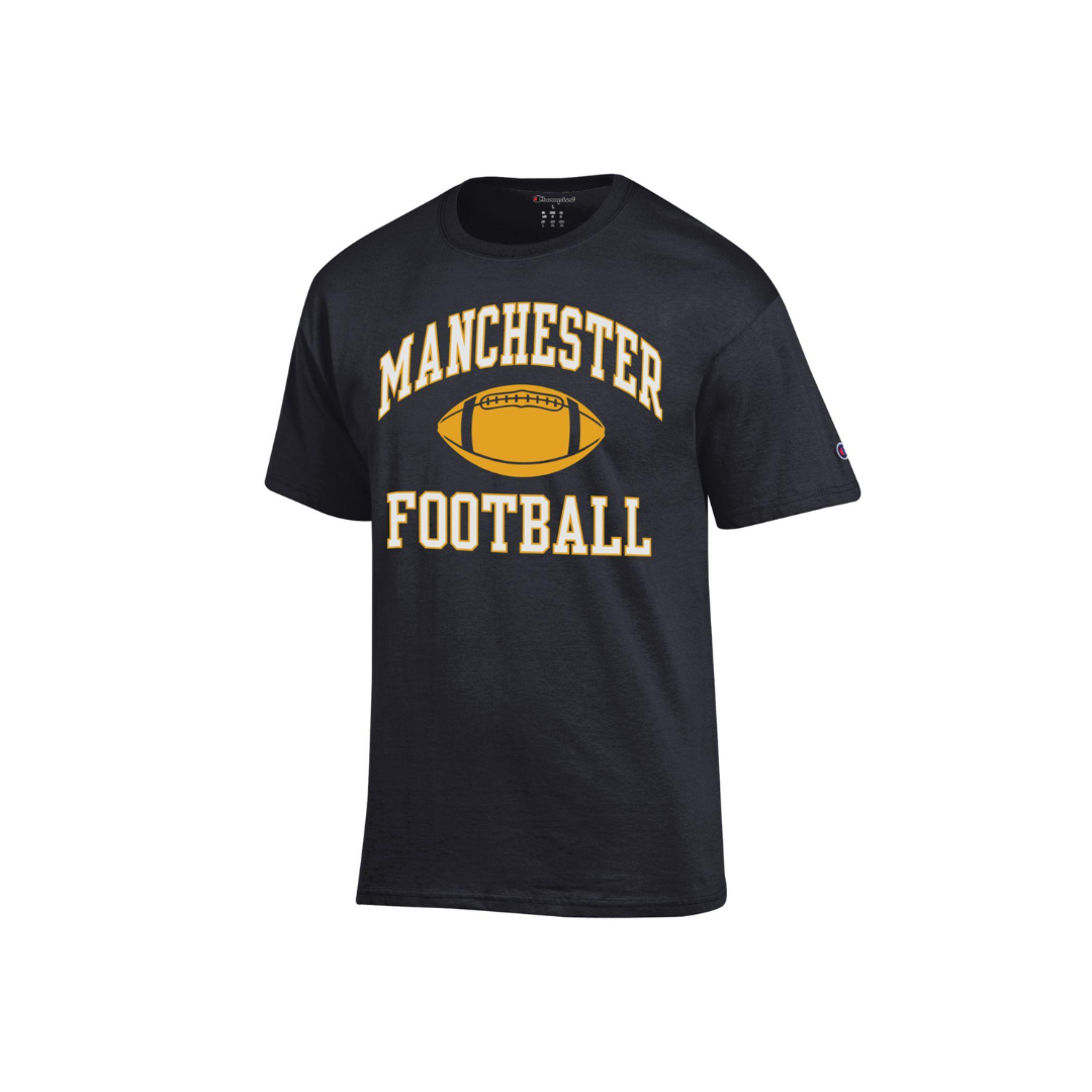 Manchester Football Champion Basic Tee Shirt in Black