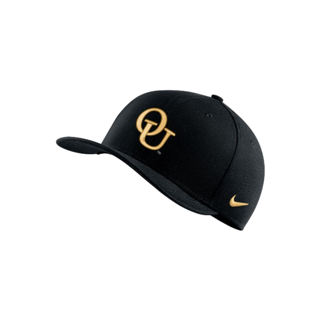 Oakland Nike Swoosh Flex Cap Black Classic 99