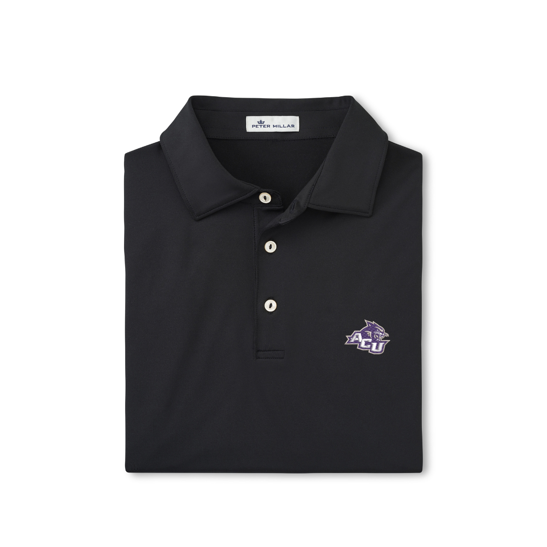 ACU Peter Millar Black Polo